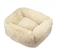 Hixingo Dog Bed for Medium Small Puppy Kitten, Simplicity Fluffy Anti AnXiety Cat Bed, Machine Washable Dog Mat, Fluffy Comfortable Mat for Cat for Living Room, Bedroom, Balcony (Beige,XL)