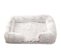 Hixingo Dog Bed for Medium Small Puppy Kitten, Tie-Dye Fluffy Anti AnXiety Cat Bed, Machine Washable Dog Mat, Fluffy Comfortable Mat for Cat for Living Room, Bedroom, Balcony (Brown,M)