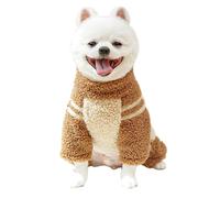 Hixingo Dog Coats with Legs, Winter Warm Comfortable Dog Coat Snow Pet Jacket with Harness Hole and D-Ring for Small Medium Large Pet Indoor & Outdoor Wear (520 Brown,XS)