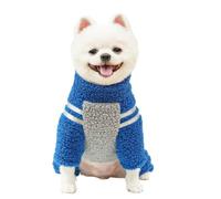 Hixingo Dog Coats with Legs, Winter Warm Comfortable Dog Coat Snow Pet Jacket with Harness Hole and D-Ring for Small Medium Large Pet Indoor & Outdoor Wear (520 Blue,XS)