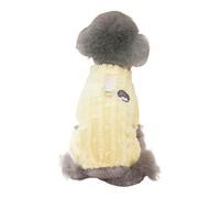 Hixingo Dog Fleece Jumper Vest Sweater Warm Flannel Winter Pullover Jacket with D-Ring for Small, Medium & Large Dogs, Cold Coat for Puppy Dogs Boy or Girls Pet (223 Yellow,M)