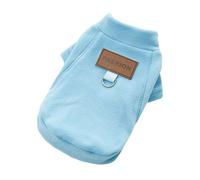 Hixingo Dog Fleece Jumper Vest Sweater Warm Winter Pullover Jacket for Small, Medium & Large Dogs with D-Ring Stretch Fit Pet Cold Weather Coat for Dogs Boy or Girls (Sky Blue,6XL)