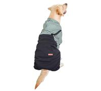 Hixingo Dog Pajamas for Large Medium Small, Dog Fleece Jumper Puppy Fleece Jacket Soft Warm Lightweight Winter Coat with D-Ring for Pets Male or Female (BD2 Green,6XL)