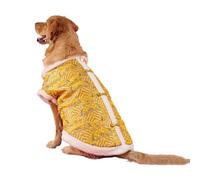 Hixingo Dog Pajamas for Large Medium Small, Dog Fleece Jumper Puppy Fleece Jacket Soft Warm Lightweight Winter Coat with D-Ring for Pets Male or Female (Chinese yellow,6XL)