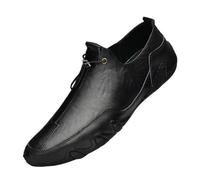Hixingo Dress Shoes for Men Size 7-12 UK, Mens Formal Dress Shoes Business Classic Slip On Loafers Driving Sneakers Comfort Breathable for Suit, Wedding, Business, Sport (Black,11)
