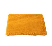 Hixingo Fall/Winter Warmth Dog Bed for Medium Small Puppy Kitten, Anti AnXiety Cat Bed, Removable Washable Dog Mat, Soft Fluffy Mat for Cat for Living Room,Bedroom,Balcony (Yellow,L50xW40xH10cm)