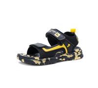 Hixingo Girls Sandals Size 9.5-13 UK Summer Open Toe Colorful Kids Sandals, Toddler Cute Flat Anti Slip girls summer shoes, for Holiday Wedding Party Outdoor Casual Beach (Yellow,13)