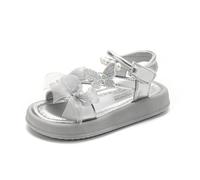 Hixingo Girls Sandals Summer Open Toe Sandals, Cute Flat Anti Slip girls Shoes for Little Kids Big Kids, for Holiday Wedding Party Outdoor Casual Beach