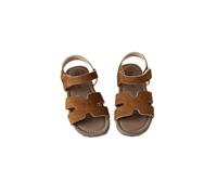 Hixingo Girls Sandals Summer Open Toe Sandals, Cute Flat Anti Slip girls Shoes for Little Kids Big Kids, for Holiday Wedding Party Outdoor Casual Beach 23-33EU (brown,12)