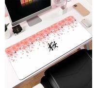 Hixingo Japanese Cherry Blossom Large Mouse Mat, Gaming Mouse Pad, Mouse Pad, Mousepad with Stitched Edges, Non-Slip Rubber Base Mouse Pads for Office & Home (1000x500x3mm,Sakura 5)