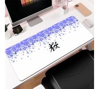 Hixingo Japanese Cherry Blossom Large Mouse Mat, Gaming Mouse Pad, Mouse Pad, Mousepad with Stitched Edges, Non-Slip Rubber Base Mouse Pads for Office & Home (600x300x3mm,Sakura 1)