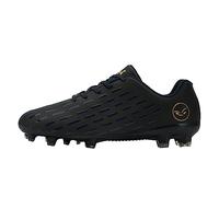 Hixingo Kids Football Boots, Simple Style Soccer Athletics Training Shoes Teenager Boys Girls Cleats Football Boots Professional Running Shoes Unisex Breathable Sneakers Black