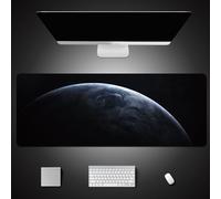Hixingo Large Mouse Mat, Gaming Mouse Pad, 3D Galaxy Mouse Pad, Mousepad with Stitched Edges, Non-Slip Rubber Base Mouse Pads for Office & Home (900X400X3MM,starry sky 10)