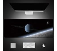 Hixingo Large Mouse Mat, Gaming Mouse Pad, 3D Galaxy Mouse Pad, Mousepad with Stitched Edges, Non-Slip Rubber Base Mouse Pads for Office & Home (800X300X3MM,starry sky 9)