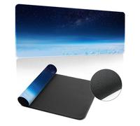 Hixingo Large Mouse Mat, Wonders of the World Gaming Mouse Pad, Mouse Pad, Mousepad with Stitched Edges, Non-Slip Rubber Base Mouse Pads for Office Home (1200x600x3mm,Space)