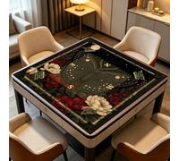 Hixingo Mahjong Mat with Rules for Square Table (Butterfly 85A2,35.4”x35.4”)