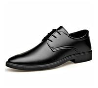 Hixingo Mens Slip on Formal Dress Shoes, Men Business Breathable Moccasins Flats Shoes, Loafers Casual Driving Sneakers Comfort Leather Fashion Walking for All-Day Wear (Black,11)