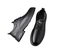 Hixingo Mens Slip on Formal Dress Shoes, Men’s Classic Breathable Moccasins Flats Shoes, Loafers Casual Driving Sneakers Comfort Leather Fashion Walking for All-Day Wear -X23660 (Black,5.5)