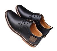 Hixingo Mens Slip on Formal Dress Shoes, Men’s Classic Breathable Moccasins Flats Shoes, Loafers Casual Driving Sneakers Comfort Leather Fashion Walking for All-Day Wear -X202 (Black,11)