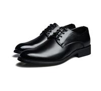 Hixingo Mens Slip on Formal Dress Shoes, Men’s Classic Breathable Moccasins Flats Shoes, Loafers Casual Driving Sneakers Comfort Leather Fashion Walking for All-Day Wear (369# Black,9.5)