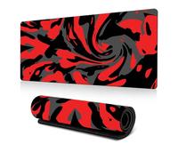 Hixingo Multicolor Swirl Large Mouse Mat, Gaming Mouse Pad, 3D Mouse Pad, Mousepad with Stitched Edges, Non-Slip Rubber Base Mouse Pads for Office & Home (1000 * 500 * 3mm,Vortex 11)