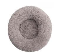 Hixingo Round Dog Bed for Medium Small Puppy Kitten, Fluffy Anti AnXiety Cat Bed, Machine Washable Dog Mat, Fluffy Comfortable Mat for Cat for Living Room, Bedroom, Balcony (Khaki,70cm)