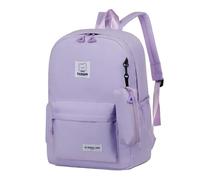 Hixingo School Backpack Causal Travel School Bags Womens Mens 16 Inch Backpack for Teenage Boys Girls Lightweight Rucksack Bookbag to School, College, Travel, Work (Purple,46x30x14cm)