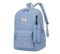Hixingo School Backpack Causal Travel School Bags Womens Mens 16 Inch Backpack for Teenage Boys Girls Lightweight Rucksack Bookbag to School, College, Travel, Work (Blue,46x30x14cm)
