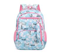 Hixingo School Backpack Causal Travel School Bags Womens Mens 16 Inch Backpack for Teenage Boys Girls Lightweight Rucksack Bookbag to School, College, Travel, Work (Blue,47x32x20cm)