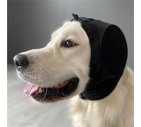 Hixingo Snood for Dogs Ears, Neck and Ear Warme for Cat, Pet Earmuff Protector for Puppy and Kittens Wearing in Bathing Grooming Waterproof Reducing Noise Helps Calm (XL,【Black】)