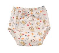 Hixingo Toddler Potty Training Pants Girls Boys, Reusable Toilet Training Pants for 1-6 Years Children Reusable Underwear Children 2 Pack Soft Absorbent Underwear (Brown Cow,90)