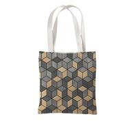 Hixingo Tote Bag Canvas for Women Men, Summer Packable Ladies Beach Bags Large Lightweight Tote Holiday Beachbag for Swim, Pool, Gym, Shopping, Travel (37 * 33cm,Black gold 2)