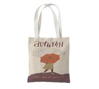 Hixingo Tote Bag Canvas for Women Men, Summer Packable Ladies Beach Bags Large Lightweight Tote Holiday Beachbag for Swim, Pool, Gym, Shopping, Travel (37 * 33cm,Autumn 6)