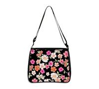 Hixingo Tote Bags for Women with Zip, Large Tote Bag for School Ladies Handbags Leisure University Bag for School Work Shopping Travel Daily Use (Broken Flowers 7,28.5x7.5x24cm)