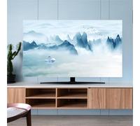 Hixingo TV Dust Cover, 3D Landscape Painting Pattern TV Screen Cover Stretch Television Cover Universal Elastic TV Screen Protection Cover TV Protection Cover (37-39inch,Goose)