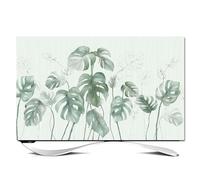 Hixingo TV Dust Cover, Green Leaf Print TV Screen Cover Stretch Television Cover Universal Elastic TV Screen Protection Cover TV Protection Cover Soft Computer Cover (40-43inch,Monstera Leaf)