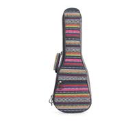 Hixingo Ukulele Case Bag for 21 23 26 inch, Uke Gig Bag with Adjustable Straps Ukulele Cover Padded Backpack for Kids and Adults for Concert, Soprano, Tenor (26 inch,Bohemia 1)