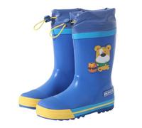 Hixingo Ultra Light Kids Girls Rain Boots, Rainy Snow Wellies for Kids Boy,Waterproof Non-Slip Unisex Children Wellies Rubber Outdoors Rain Shoes (Blue bear,7)
