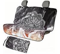 Hixingo Universal Car Rear Seat Cover (150x140cm,Classic Mandala 2)
