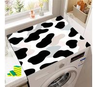 Hixingo Washer and Dryer Top Protector Mat (Black 01,50x60cm)