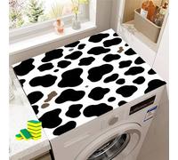 Hixingo Washer and Dryer Top Protector Mat (Black and white,30x40cm)