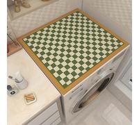 Hixingo Washer and Dryer Top Protector Mat, Drying Polyester Mat, Washer and Dryer Covers Protector, Quick Dry Washing Machine Top Cover for Laundry Room, Minimalist Style (Light green,30 * 40cm)