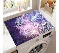 Hixingo Washer and Dryer Top Protector Mat, Non-Slip Quick Dry Diatomaceous Mat, Exotic Patterns Washing Machine Top Cover Protector for Home Kitchen Laundry Room (Pattern 5,40x50cm)