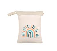 Hixingo Waterproof Wet Dry Bag, Cartoon Style Reusable Nappy Wet Bag 1/2/4 Pack Cloth Diaper Wetbag with Zipper Nappy Wetbags Washable for Baby Items Wet Clothes Swimming (Cartoon,4 Pieces)