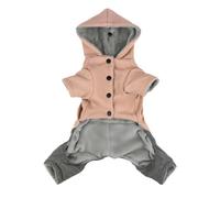 Hixingo Winter Warm Dog Jacket, Cozy Soft Dog Winter Coat with Legs, Windproof Snowy Snowsuit for Small Medium Large Pet Indoor & Outdoor Wear Clothes S-XXL (306 Pink,L)