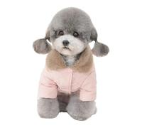 Hixingo Winter Warm Dog Jacket, Cozy Soft Dog Winter Coat with Legs, Windproof Snowy Snowsuit for Small Medium Large Pet Indoor & Outdoor Wear Clothes S-XXL (237 Pink,XL)