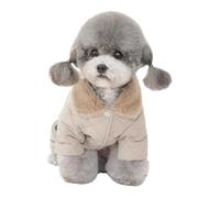 Hixingo Winter Warm Dog Jacket, Cozy Soft Dog Winter Coat with Legs, Windproof Snowy Snowsuit for Small Medium Large Pet Indoor & Outdoor Wear Clothes S-XXL (237 Gray,S)