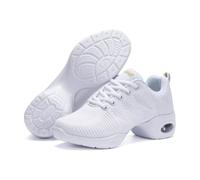 Hixingo Womens Jazz Shoes Dance Trainers Shoes for Women, Breathable Mesh Dance Trainers Line Dancing Shoes Shock Absorption Wear-Resistant for Jazz, Street Jazz, Dance Training