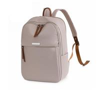 Hixingo Womens School Backpack, Causal Travel School Bags Backpack for Teenage Girls Lightweight Bookbag to School, College, Work, Travel (1191# Beige)