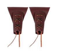 HIXNUG 2pcs Medieval Leather Sword Frog Holder Sword Dagger Frog Case Viking Sword Flintlock Rapier Cases for Knight Warrior Pirate Cosplay